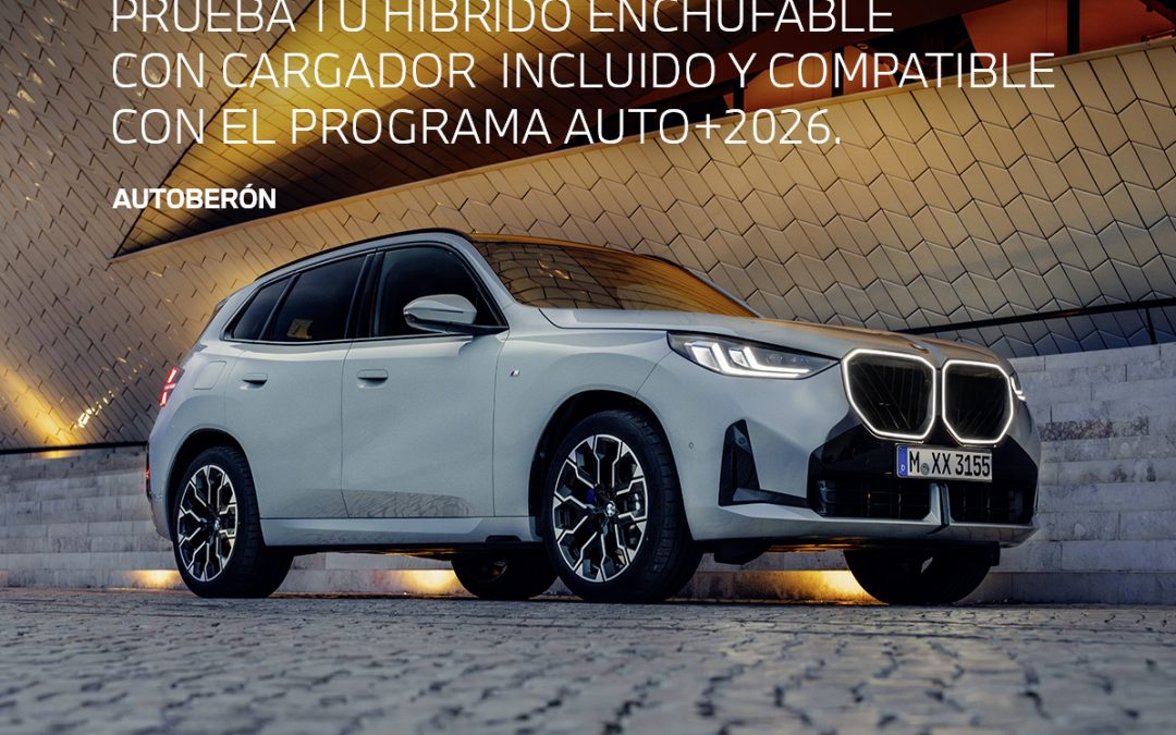BMW X3 Híbrido enchufable ¡Cargador incluido y ayudas compatibles programa Auto+2026!